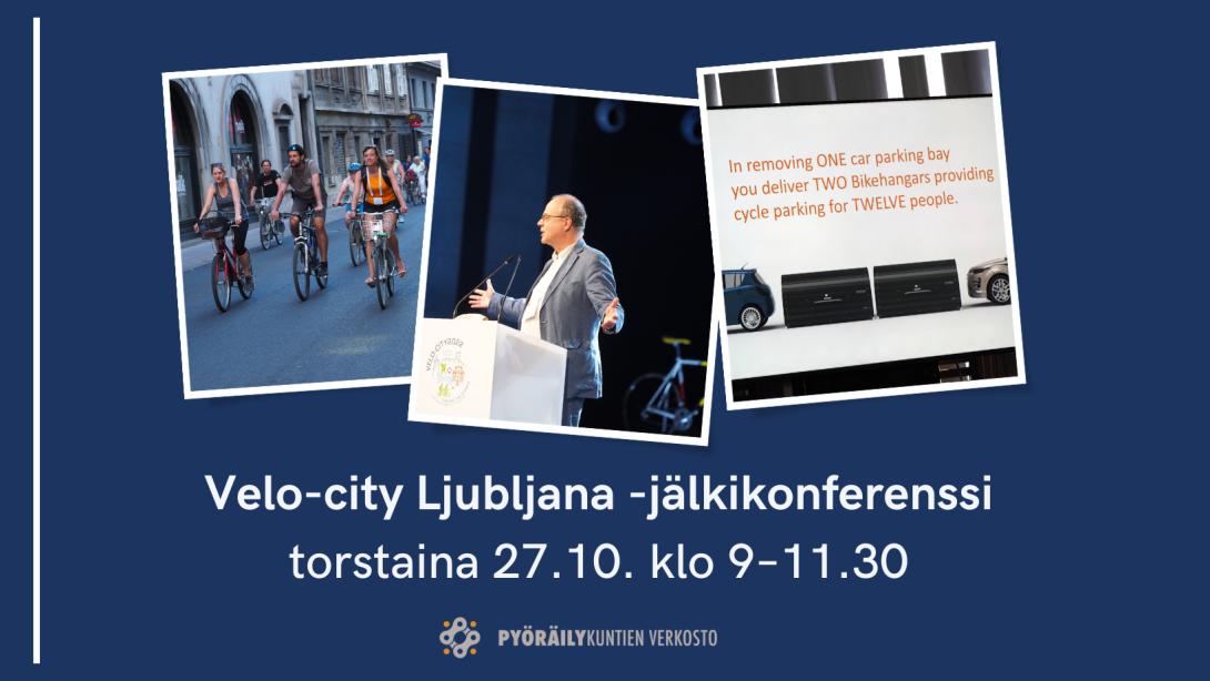 Kuvia Velo-city Ljublijanan konferenssista