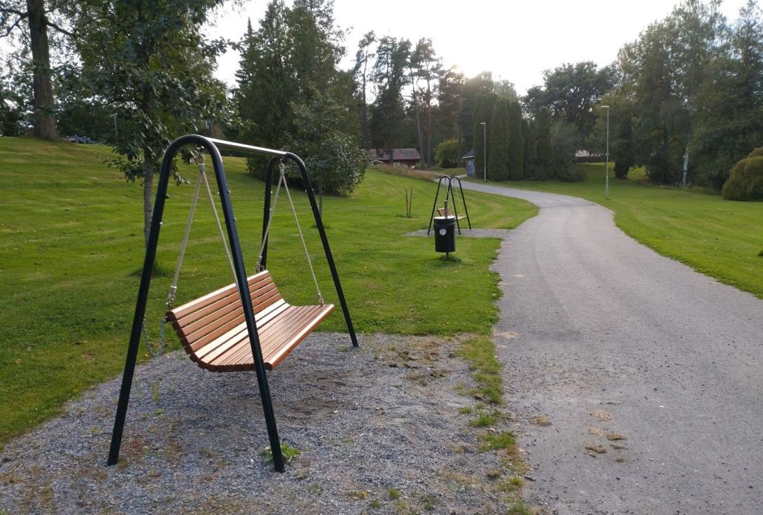 Jalankulkuympäristöä Karjaalla Raaseporissa. Kuva Matti Hirvonen